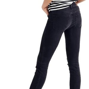 Madewell 9” High-Rise Skinny Jeans, Black, 26